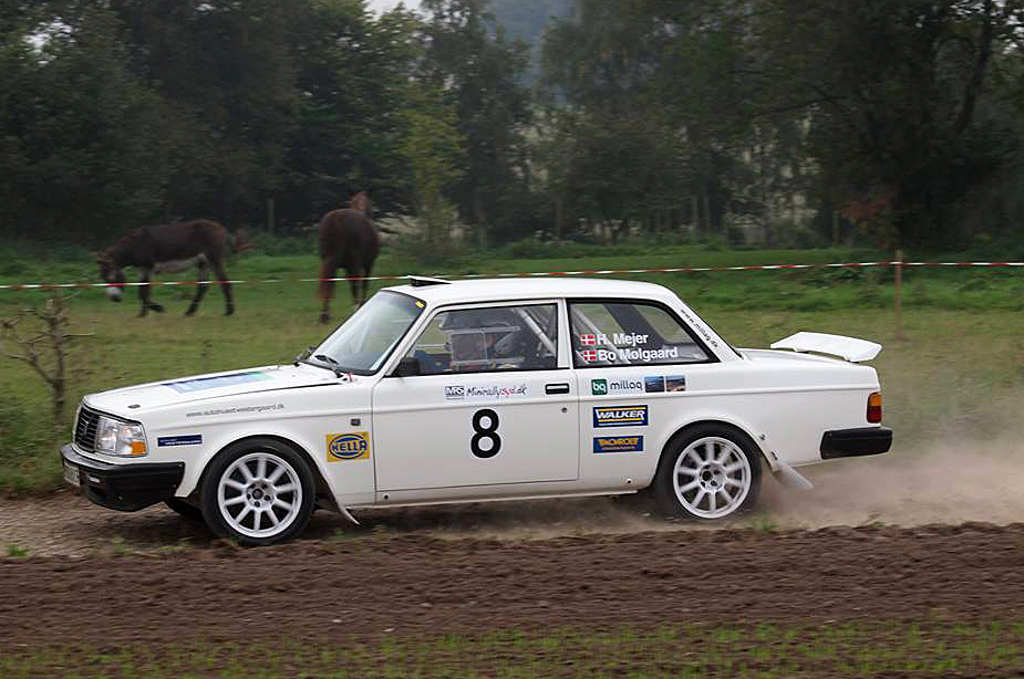 Heino Mejer/Bo Mølgaard i Bygholm Landbrugsskole Mini Rally
(Foto: Allan Post)